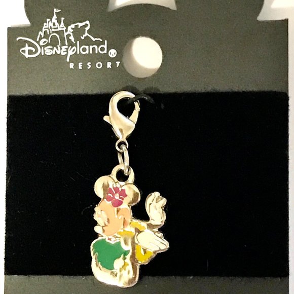Vintage Disney Minnie Mouse Clip On Charm for Bracelet Aulani Resort Hawaii Hula - Picture 3 of 9